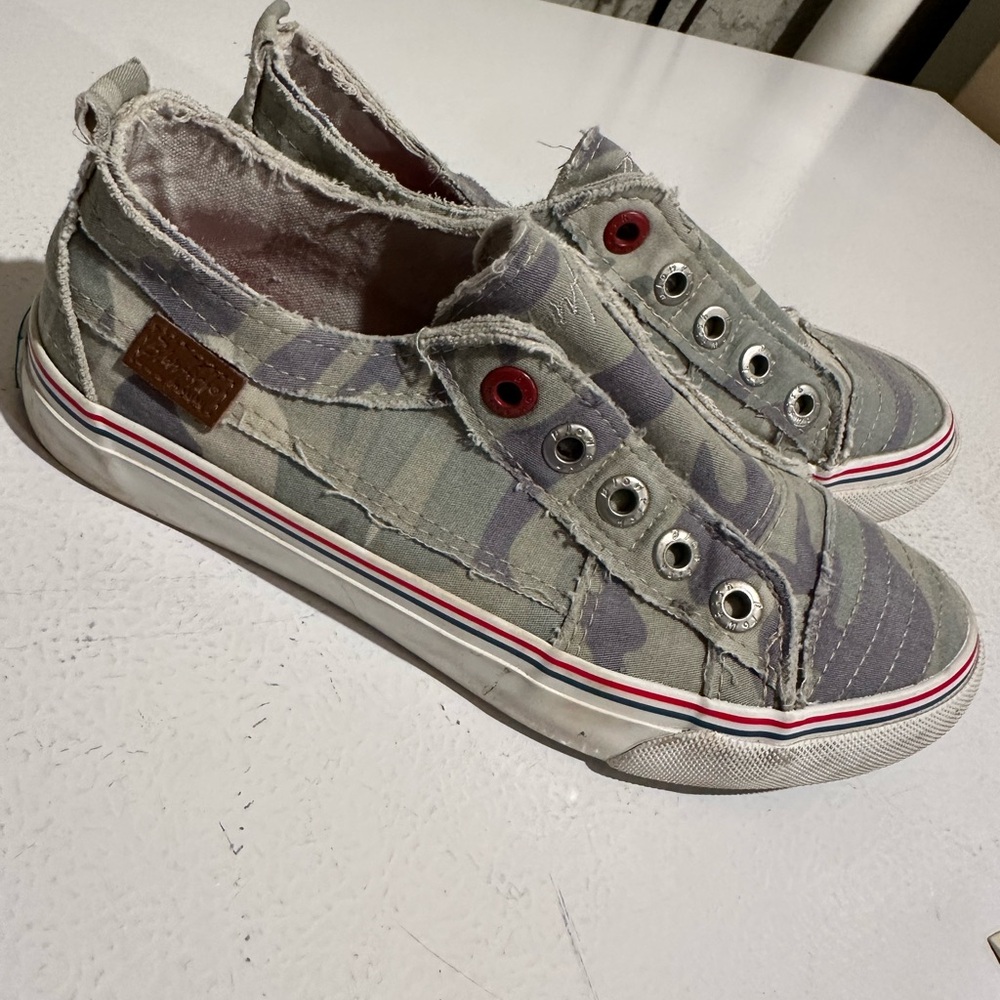 Camouflage Slip-On Sneakers